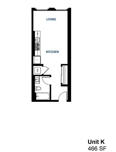 Floor plan K - Studio