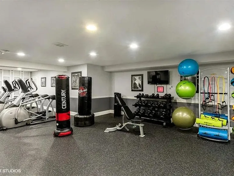 Fitness Center with Weights