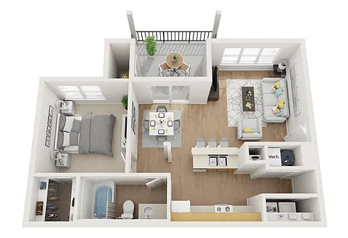 Floor plan The Boxelder
