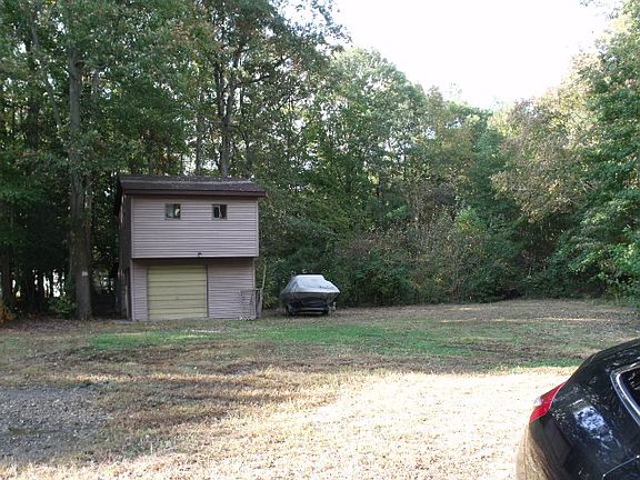 Detached garage w/animal pen and open field