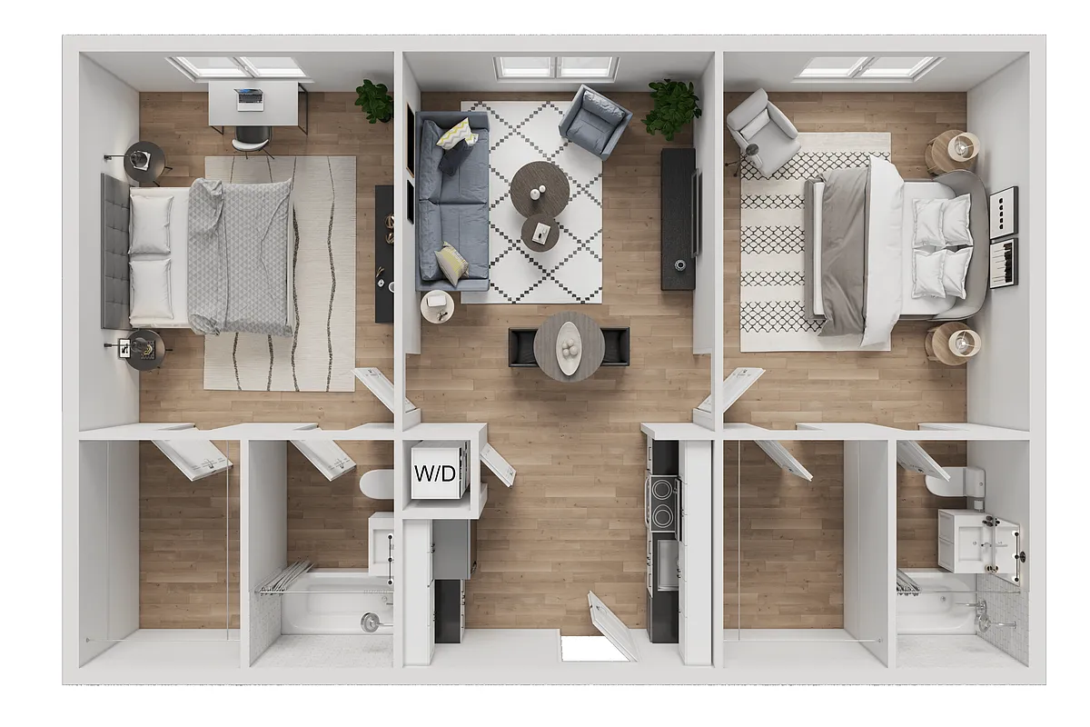 Floor plan 2 Bedroom