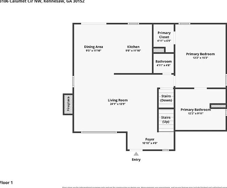 3 bed, 2.5 bath, 1400 sqft, $1,945 — Photo 3