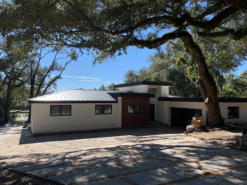 Road view of remodel. 