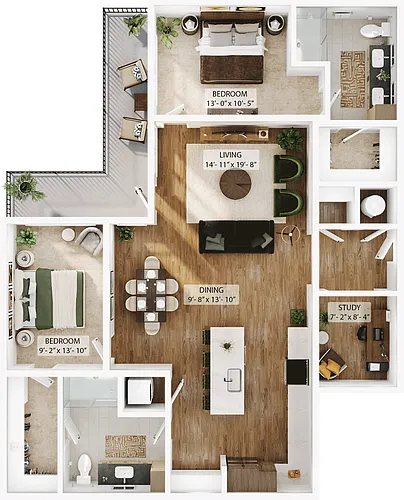 Floor plan B15