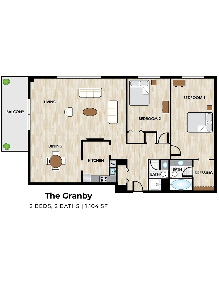 Floor plan The Granby