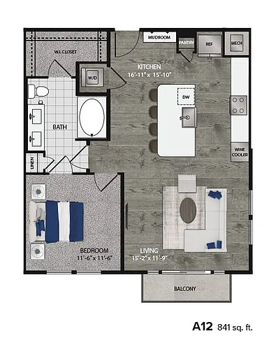Floor plan A12 Essential Housing