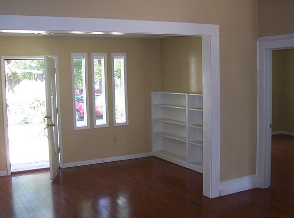 Shelving either side