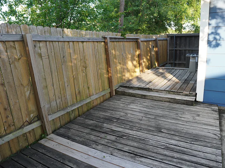 Backyard deck