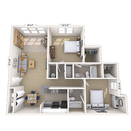 Floor plan 22B