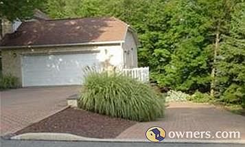 Paver Driveway to Lower Garage