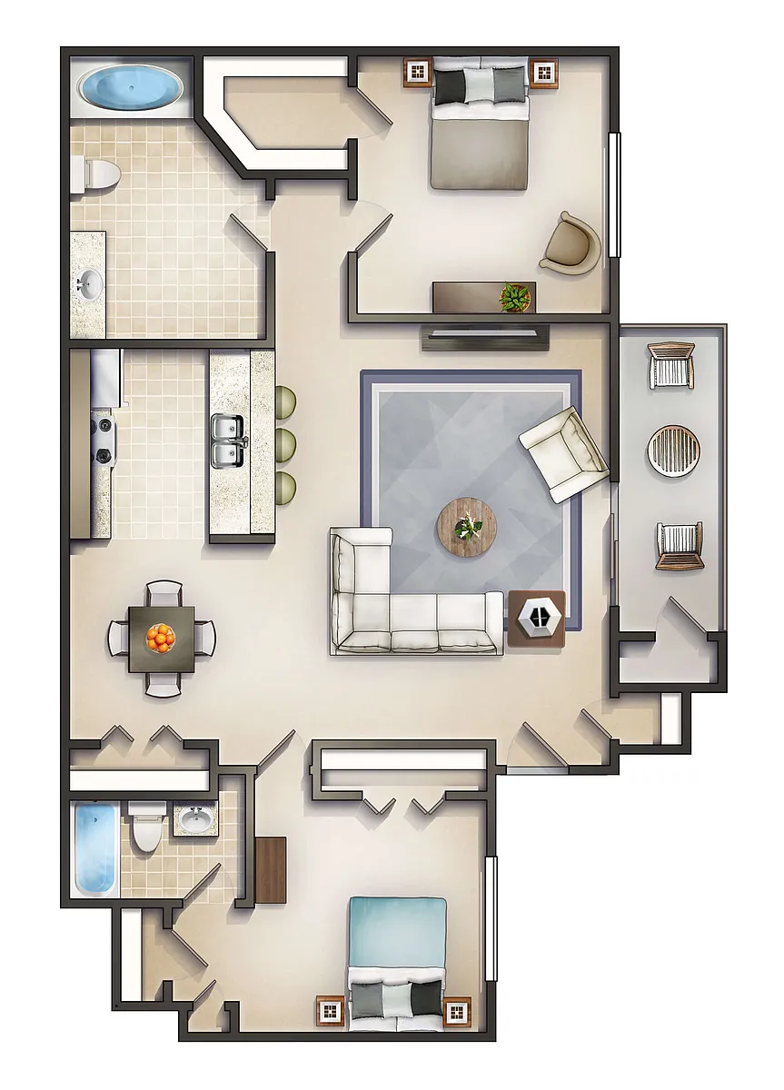 Floor plan The Whitney