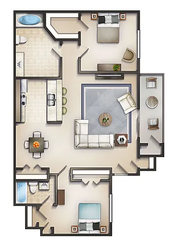 Floor plan The Whitney