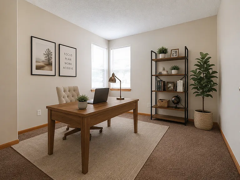 Main floor office/den