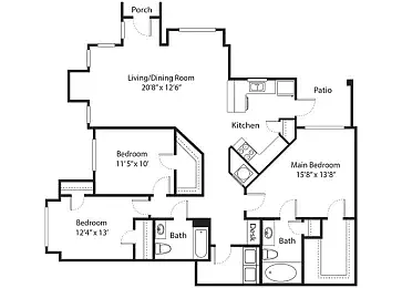 Floor plan Val Verde