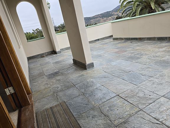 Big patio with wonderful views and amazing sunrise