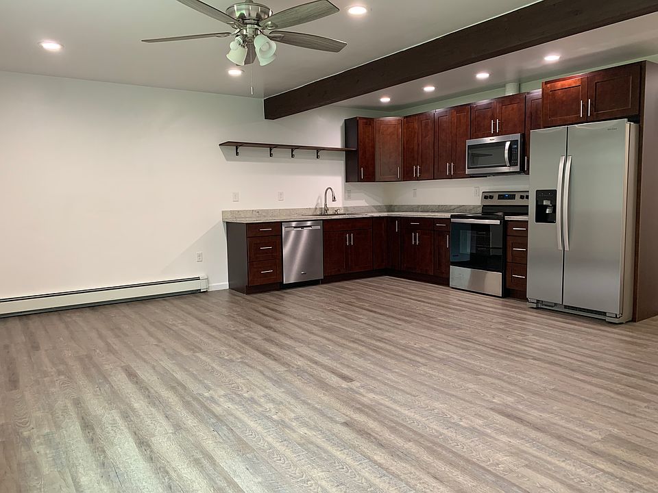 Kitchen from living area