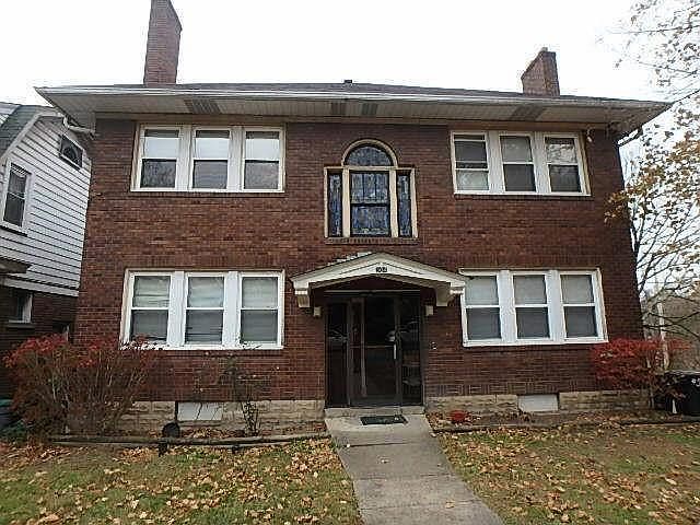 There are 4 units in this building. Features security front door. Large basement with laundry hook ups available. Storage unit included with rental.
