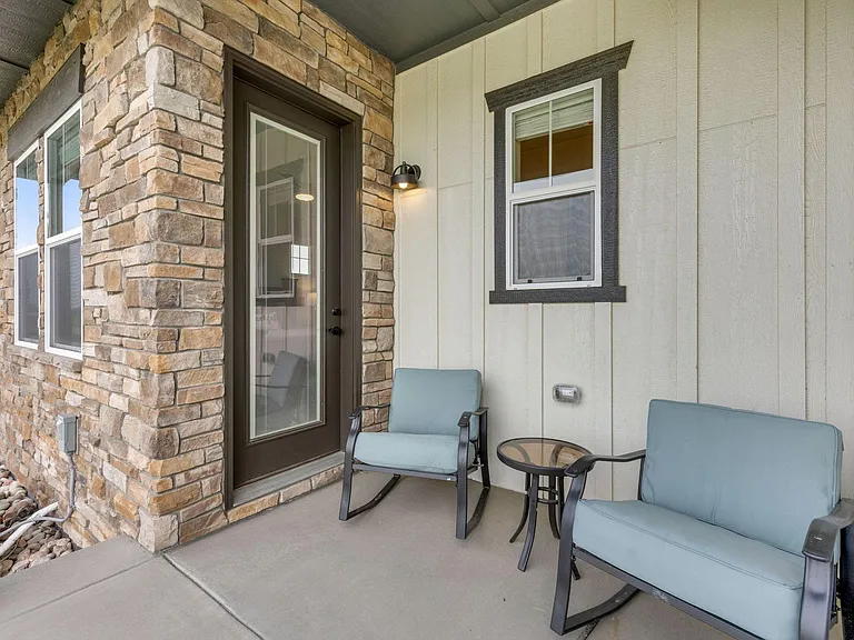 Private Master bedroom patio with incredible views of the Rockies! (Must see to believe}!