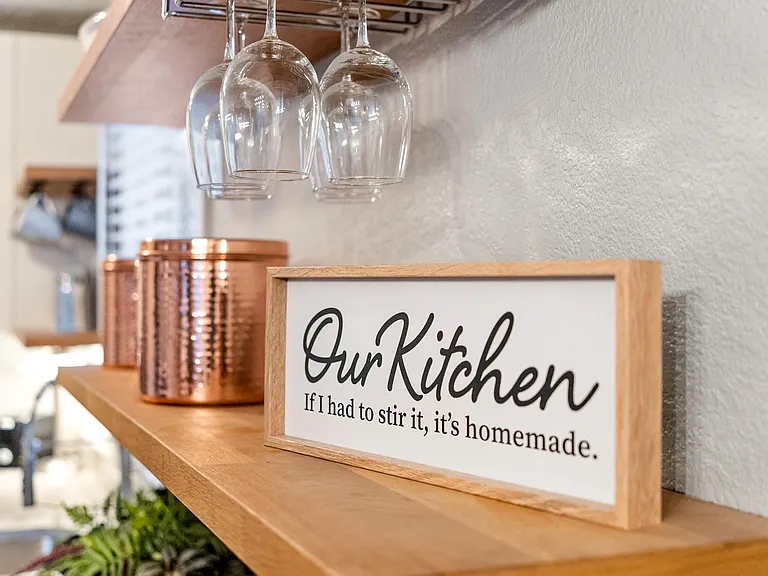 Kitchen Floating Shelves
