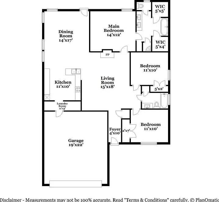 3 bed, 2.0 bath, 1483 sqft, $2,670 — Photo 2