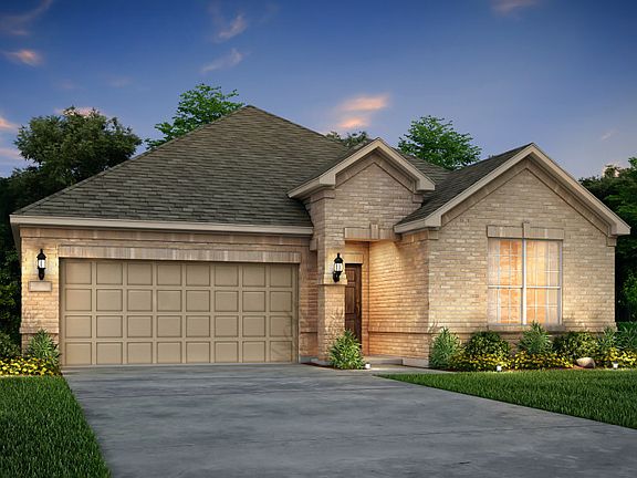 The Orchard, a one-story home with 2-car garage, shown with Home Exterior 33