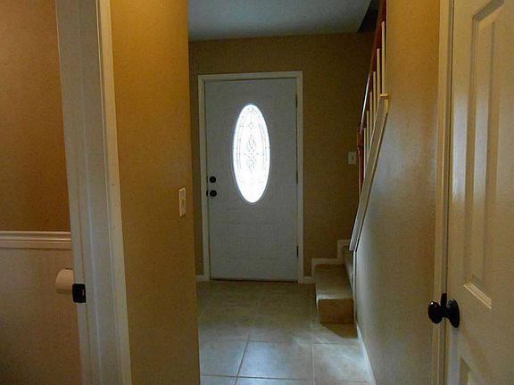 The newly tiled entry to your new home.