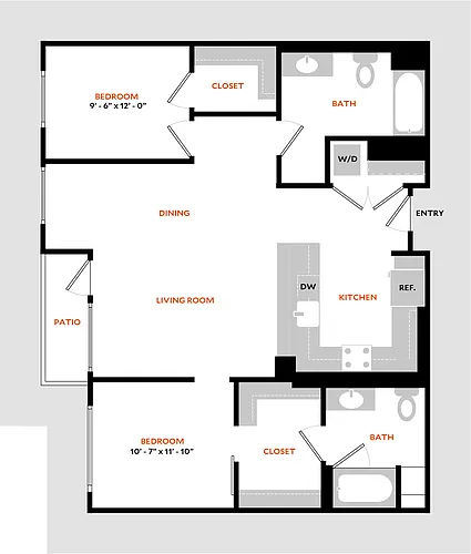 Floor plan Plan 2E
