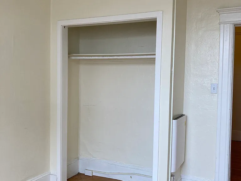 Storage in front office space - door on the far right leads into living room