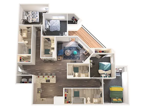 Floor plan 4X4 D2