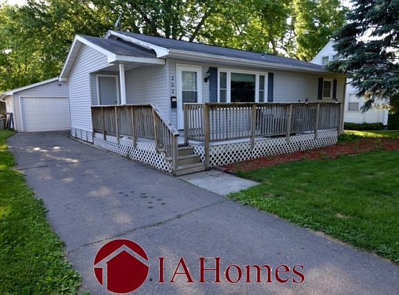 Front of House and Garage