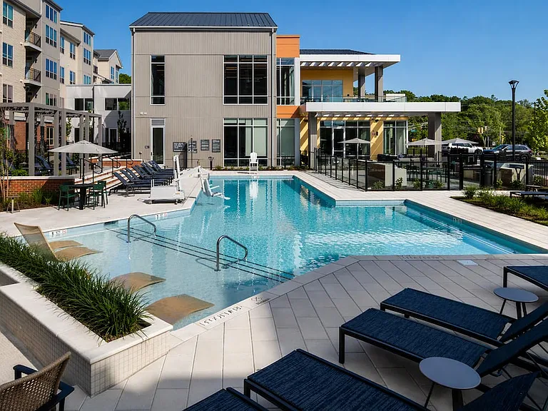 Resort-style pool and sundeck
