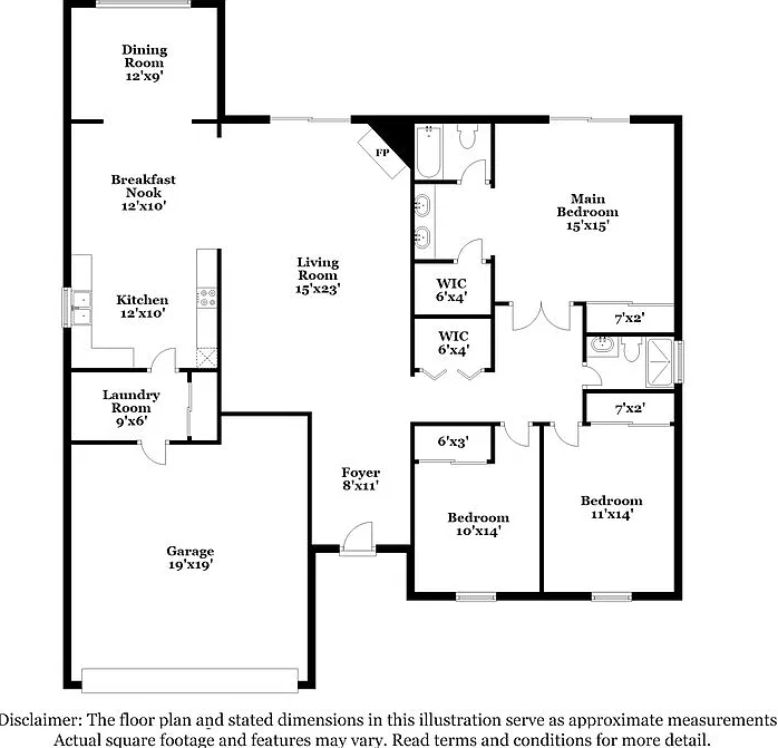 3 bed, 2.0 bath, 1644 sqft, $2,030 — Photo 2