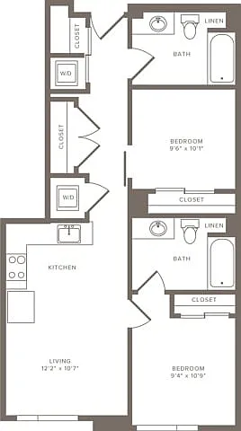 Floor plan B01