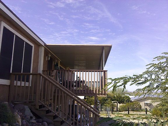 awning on front deck