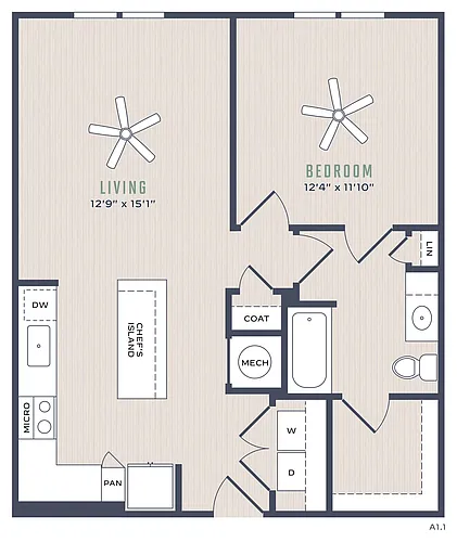 Floor plan A1