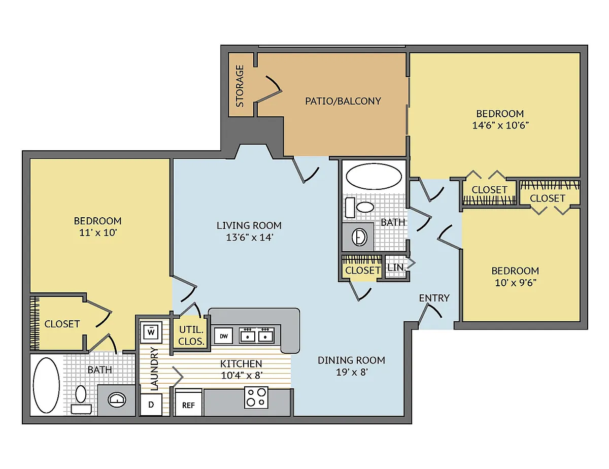 Floor plan Cameron