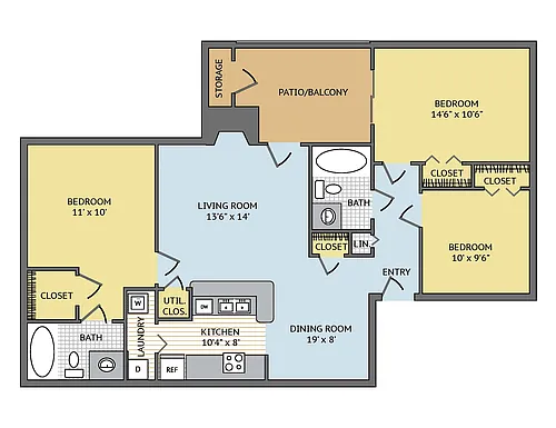 Floor plan Cameron