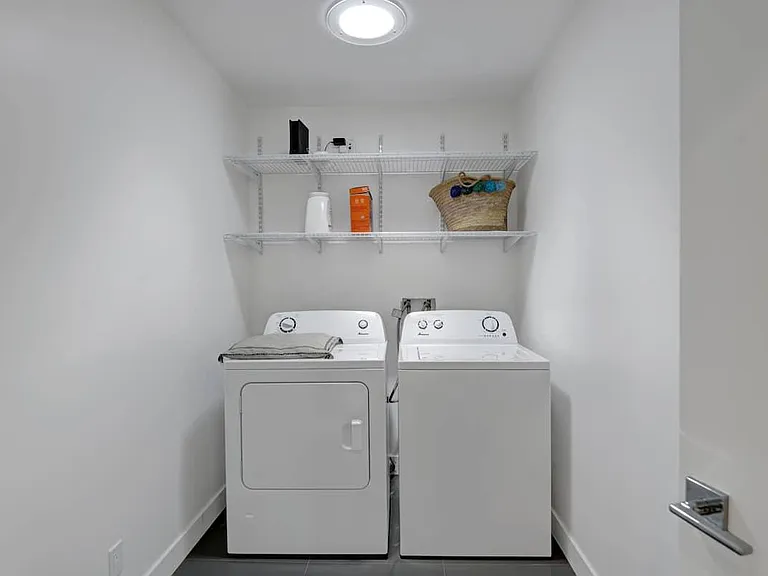 separate laundry room