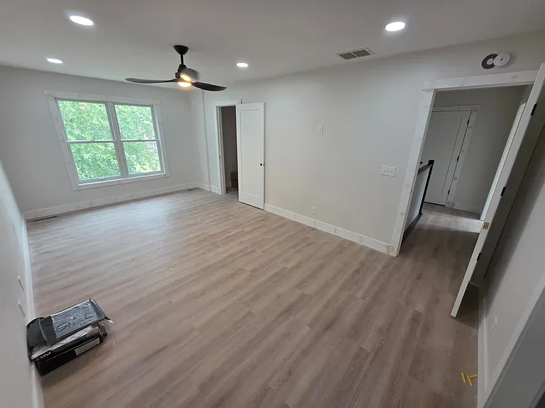 Master Bedroom with all new Anderson windows and very large walk-in closet.