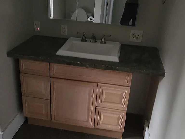 spacious bathroom