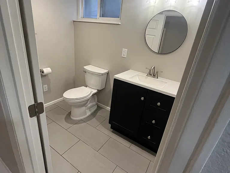 Renovated bathroom