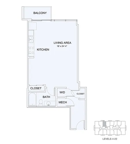 Floor plan Studio 5
