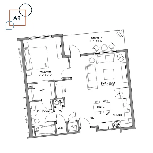 Floor plan A9