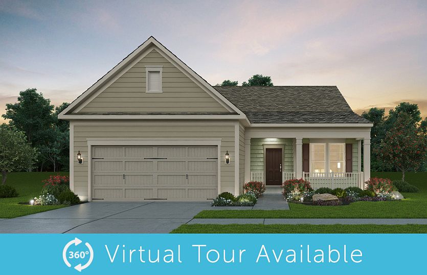 Castle Rock Exterior Rendering - Elevation 1 at Montebello in Sterling, VA.