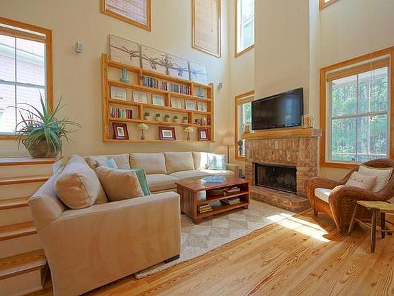 Living Room w/20ft Ceilings