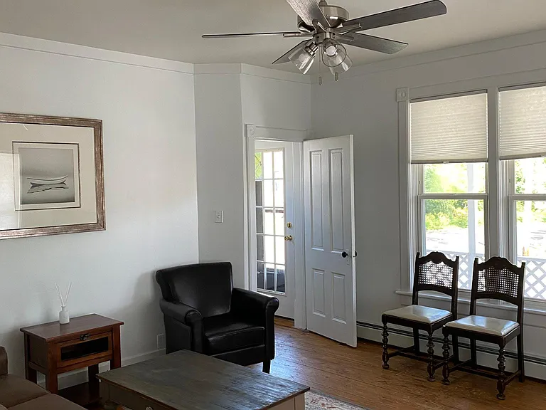 Living room containing 42" screen TV