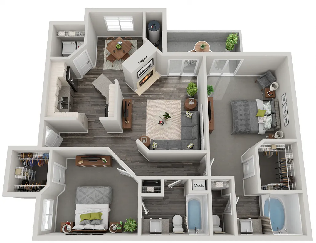 Floor plan 2X2