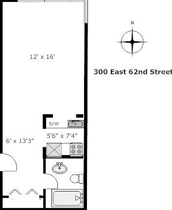 2nd image of 300 E 62nd St APT 603