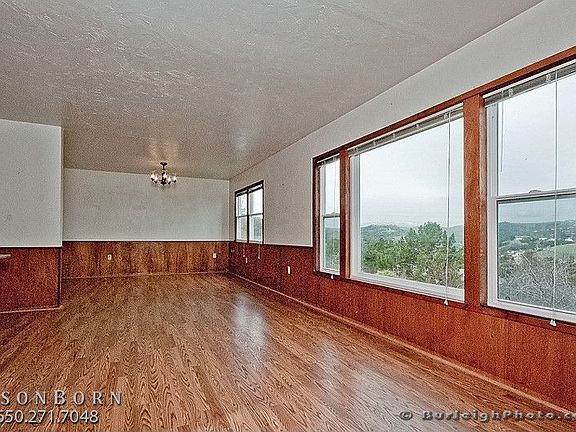 Family room with view, fireplace