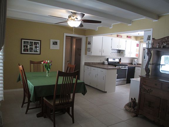 Open dining/living space